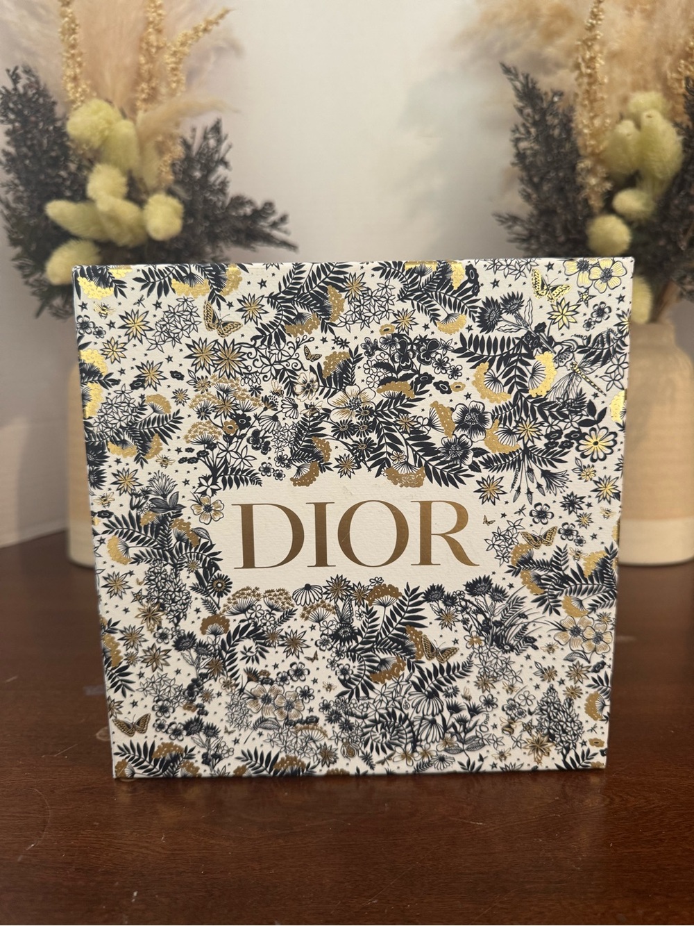 Dior Gold, Black & Cream Floral Gift Box